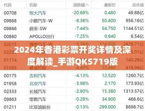 2024年香港彩票开奖详情及深度解读_手游QKS719版