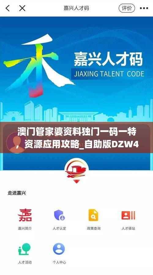 澳门管家婆资料独门一码一特,资源应用攻略_自助版DZW487.8
