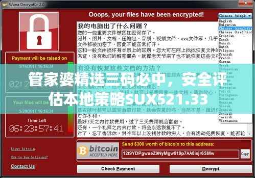 管家婆精选三码必中,安全评估本地策略SUX521.33