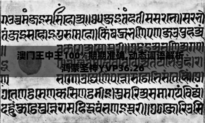 澳门王中王100%期期准确,动态词语解析_鸿蒙圣神YVP36.26