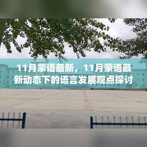 11月蒙语最新动态下的语言发展观点深度探讨