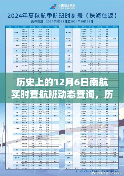 历史上的南航航班动态查询发展之旅，揭秘南航实时查航班动态查询的历程与变迁