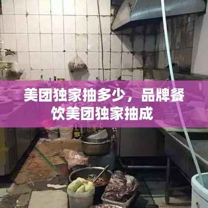 美团独家抽多少，品牌餐饮美团独家抽成 