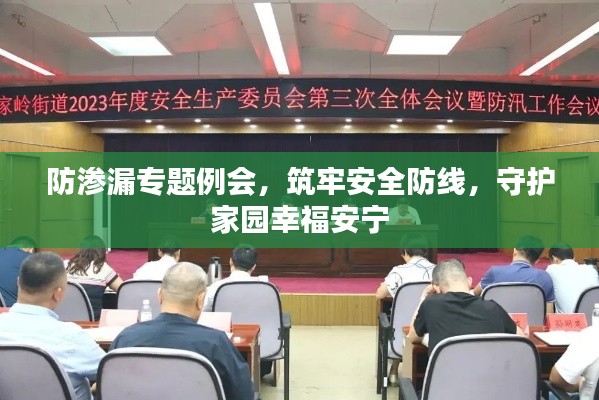 防渗漏专题例会,筑牢安全防线,守护家园幸福安宁